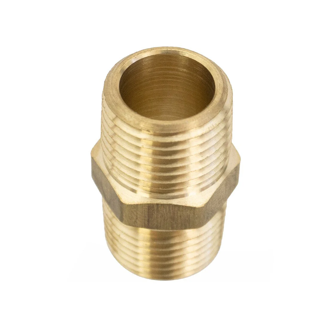 XERO Hex Nipple Brass - 1/2 Inch - Image 4